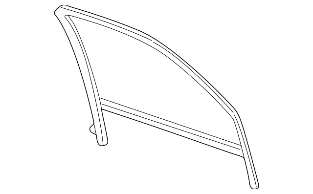 15219153 GLASS W'STRIP, LEFT