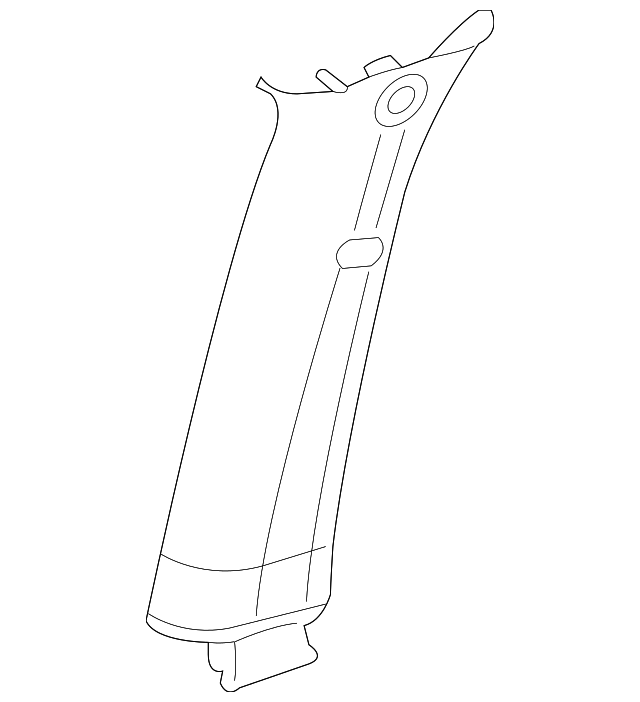 15233539 Деталь UPR CTR PLR TRIM, LEFT