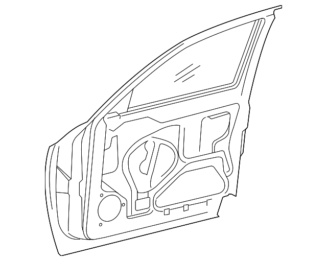 55359429AB Деталь DOOR GLASS, LEFT