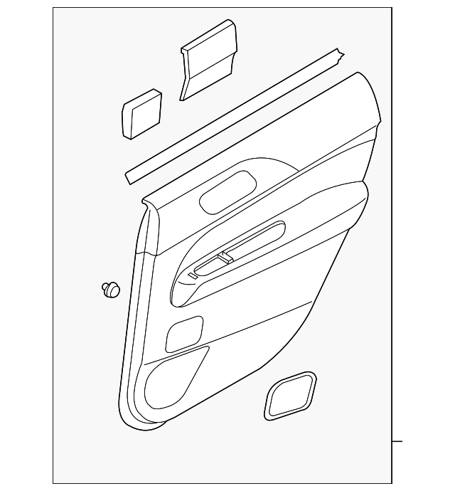94220SA200JA Деталь DOOR TRIM PANEL, RIGHT