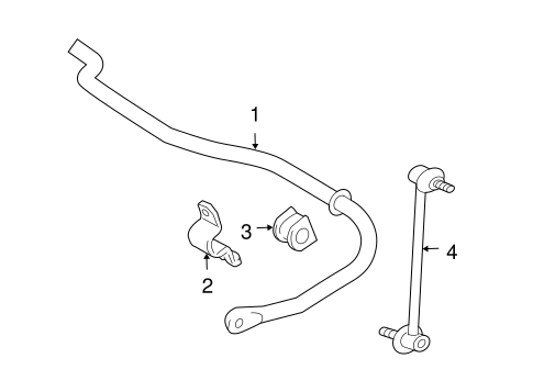 Highlander STABILIZER BAR & COMPONENTS 2