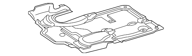 2115204023 REAR DEFLECTOR
