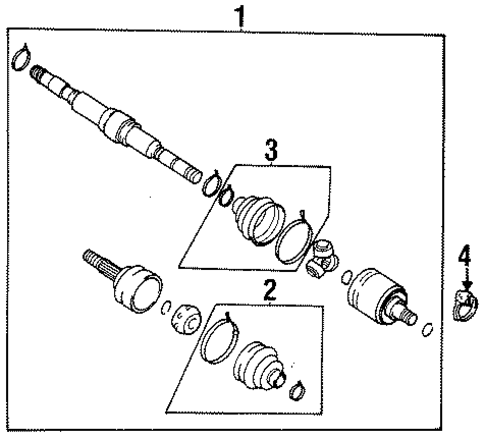 200SX DRIVE AXLES
