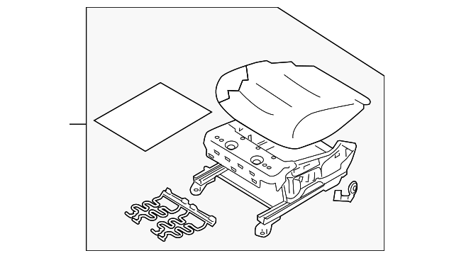 87350-1FG7A Деталь LOWER SEAT ASSY