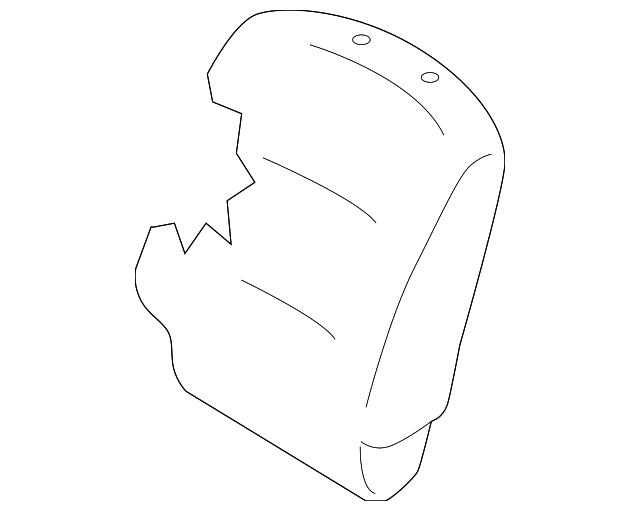 87670-1FD6A Деталь SEAT BACK COVER