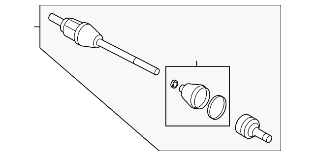5M6Z-3A427-AB Деталь AXLE ASSY