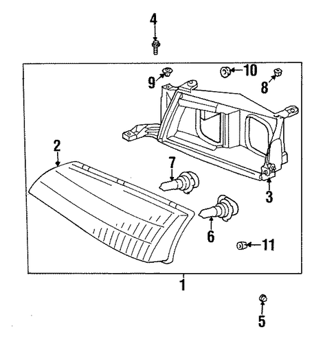 Avalon BULBS - CHASSIS