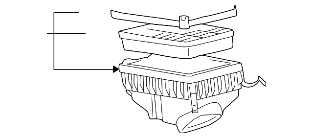 17700-20051 Деталь AIR CLEANER ASSY
