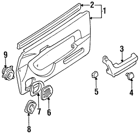 Impulse INTERIOR TRIM - DOOR