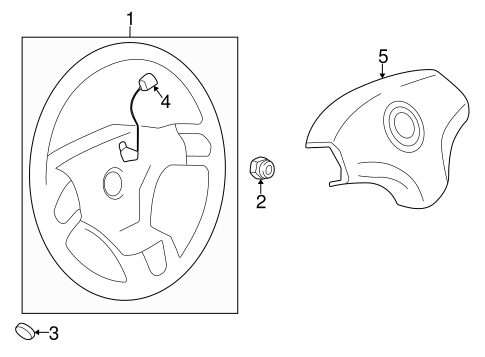 Miata STEERING WHEEL & TRIM 2