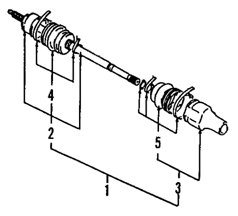 Swift AXLE SHAFTS & JOINTS