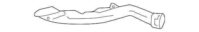 66100CA030 Деталь DEFROSTER DUCT, LEFT