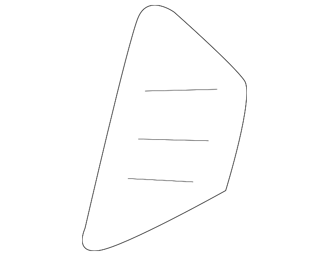 66115CA100 Деталь DEFROSTER VENT, RIGHT