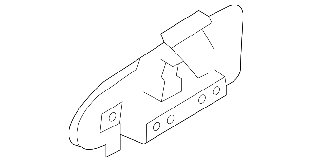 83650-2K00000 HANDLE, OUTSIDE, LEFT