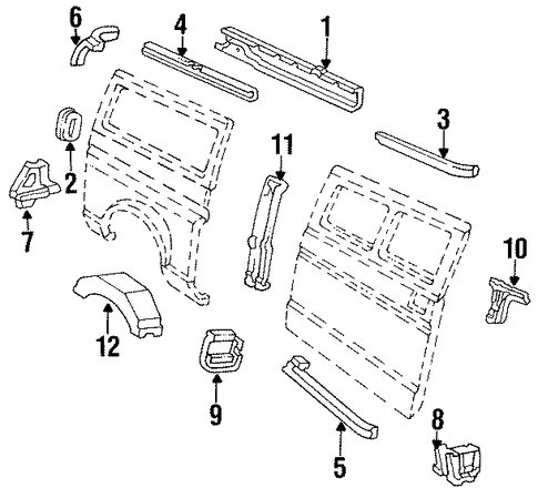 E-350 Econoline Club Wagon INNER STRUCTURE