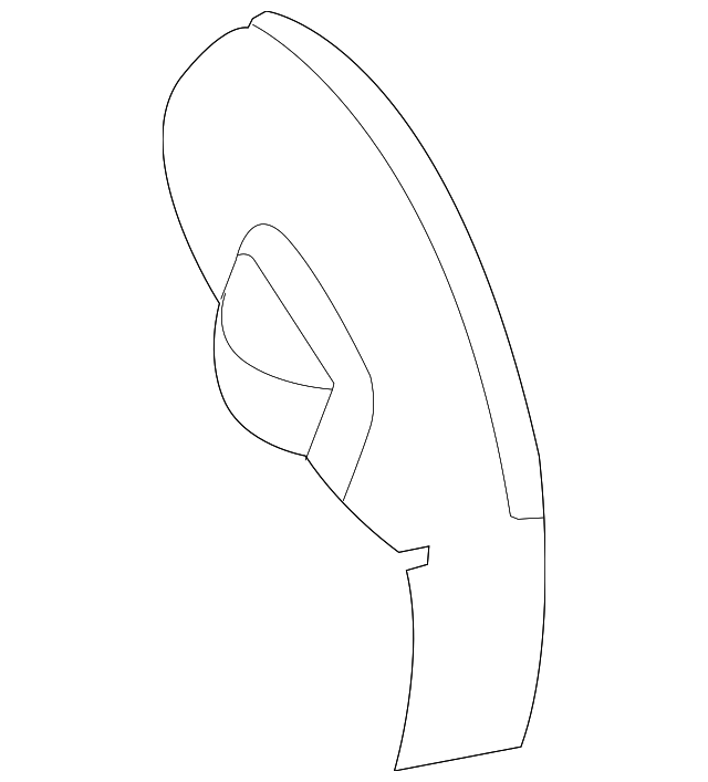 5097479AA Деталь WHEELHOUSE COVER, LEFT