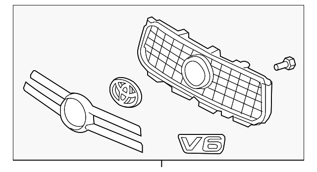 53101-42160 Деталь GRILLE ASSY