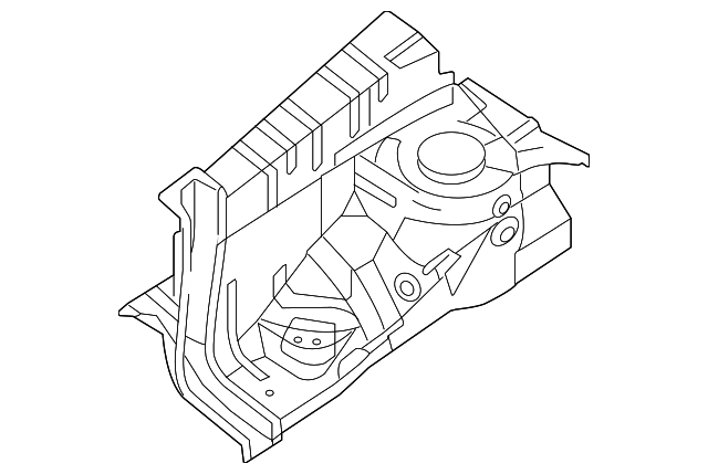 64501-2S000 Деталь APRON ASSY, LEFT
