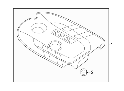 Elantra GT ENGINE APPEARANCE COVER