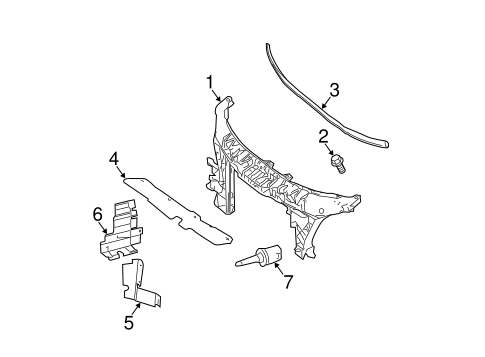 Sprinter 3500 RADIATOR SUPPORT