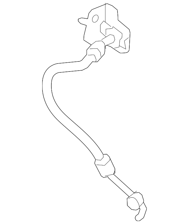 58738-A7300 BRAKE HOSE, RIGHT