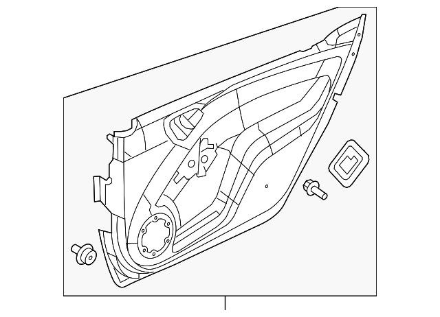 451-720-23-70-C88U DOOR TRIM PANEL, LEFT