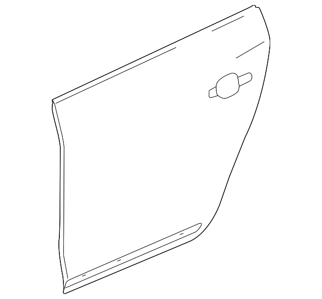13286633 Деталь OUTER PANEL, LEFT