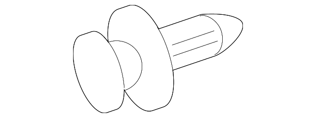 11611342 Деталь DOOR W'STRIP CLIP, RIGHT