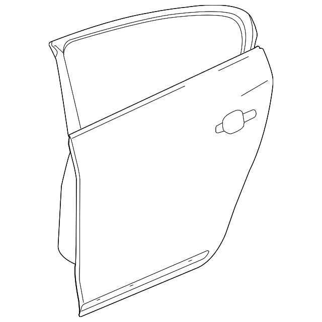 13469926 Деталь DOOR SHELL, LEFT