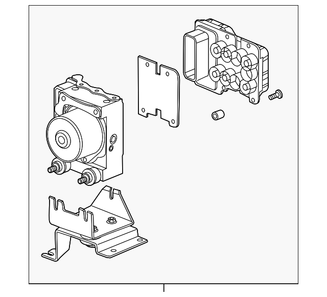 19301499 Деталь ABS CONTROL UNIT