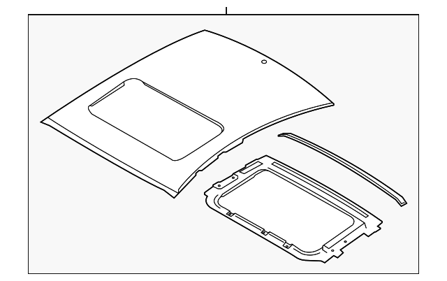 67110-3X220 Деталь ROOF PANEL
