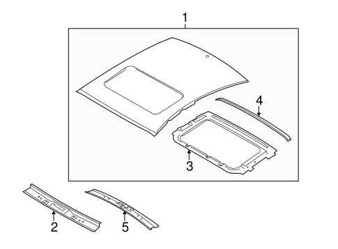 Elantra Coupe ROOF & COMPONENTS