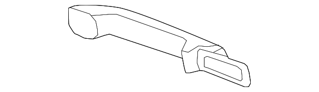 1C0-837-205-GRU HANDLE, OUTSIDE, RIGHT