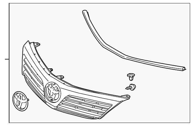 53101-06320 Деталь GRILLE ASSY