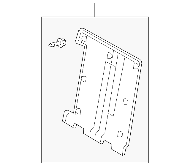79207-60060-E0 Деталь SEAT BACK PANEL