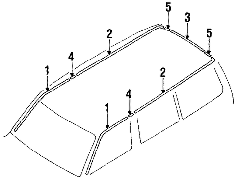 Montero EXTERIOR TRIM - ROOF