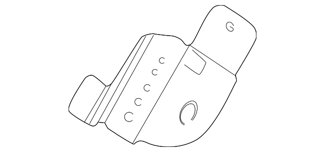 4888851AC Деталь SUPPORT, LEFT