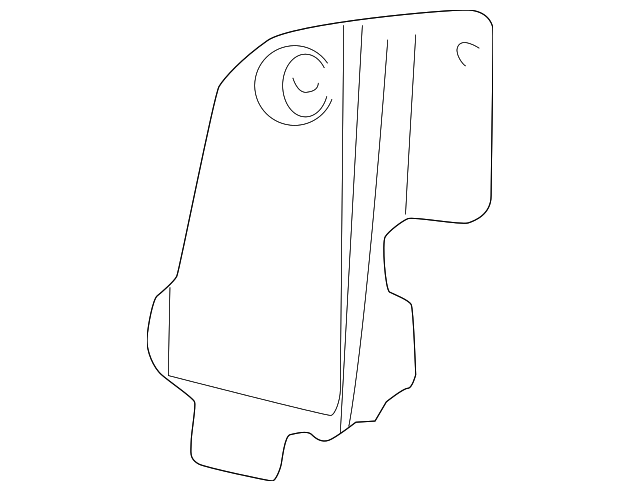 4888793AC Деталь SUPPORT, LEFT