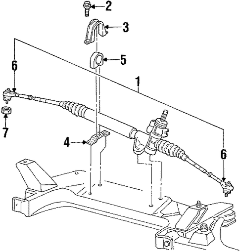 Neon STEERING GEAR & LINKAGE 2