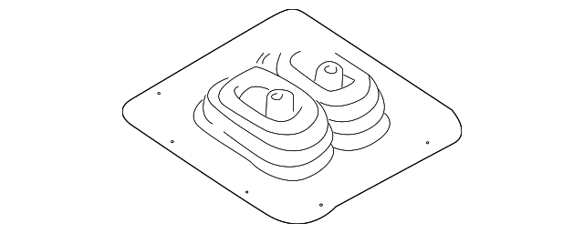MR534625 Деталь LOWER COVER