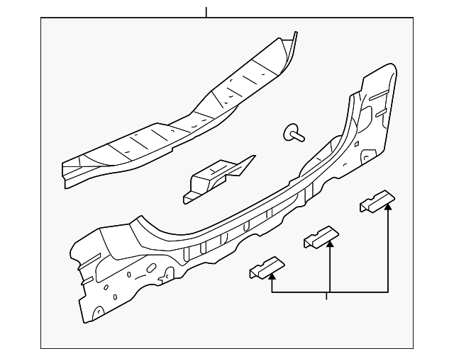 79110-JM00C Деталь REAR BODY PANEL