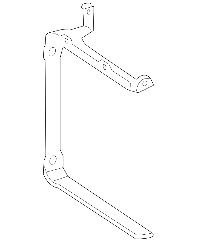 221-500-03-46 Деталь AUX RADIATOR BRACKET, RIGHT