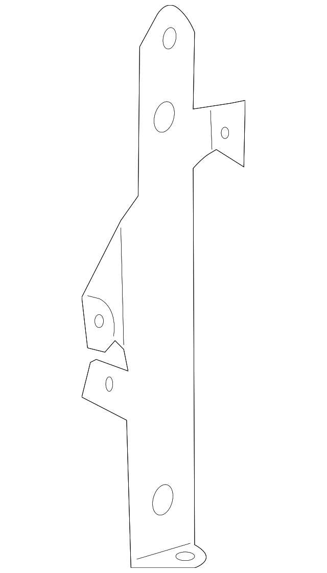 221-500-02-46 Деталь AUX RADIATOR BRACKET, LEFT