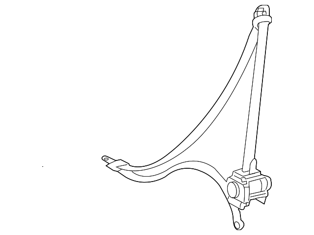 73220-21110-B0 BELT & RETRACTOR, LEFT