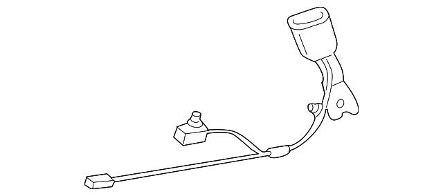 73230-21100-B0 BUCKLE, RIGHT