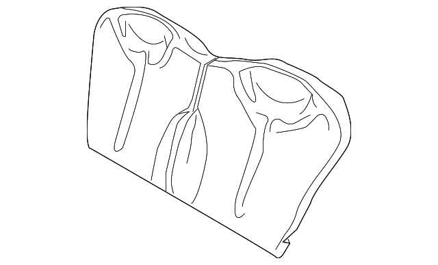 52-20-7-056-575 Деталь SEAT BACK COVER, LEFT