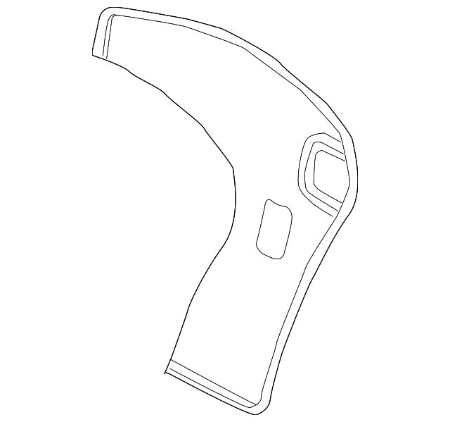 52-20-7-076-381 Деталь SEAT BACK PANEL, LEFT