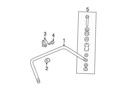LeSabre STABILIZER BAR & COMPONENTS