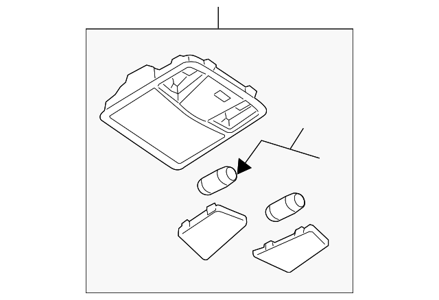 26430-1AA1A Деталь MAP LAMP ASSY