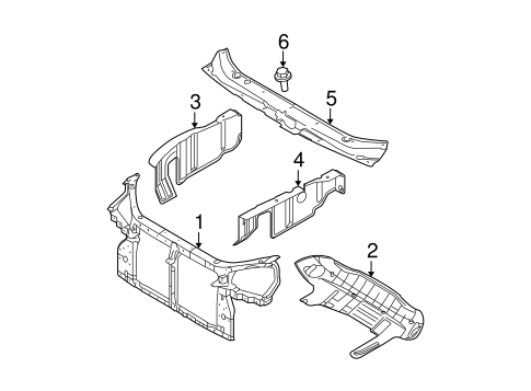 Sportage RADIATOR SUPPORT